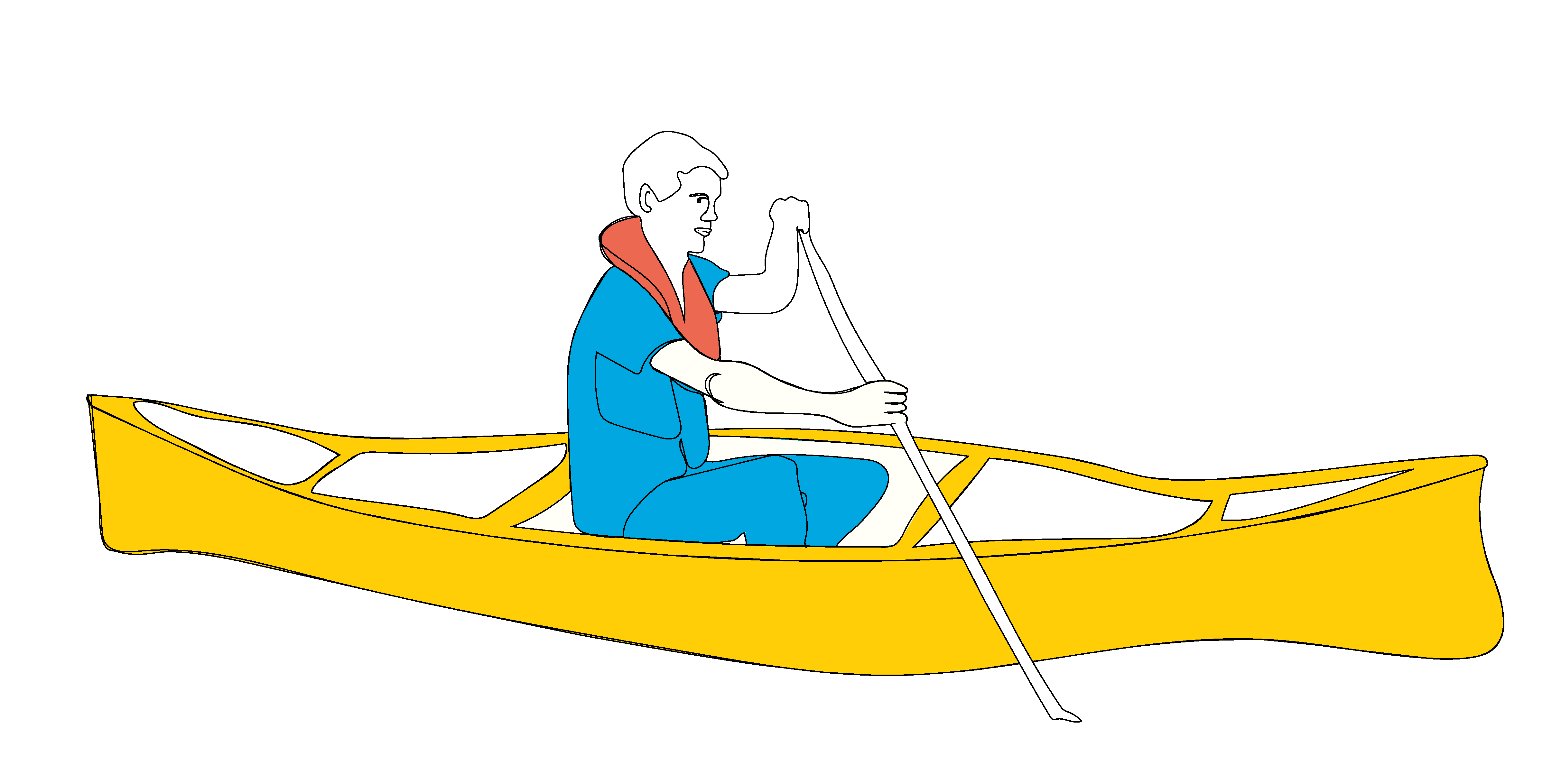 clipart boat canoe