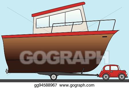 clipart boat car