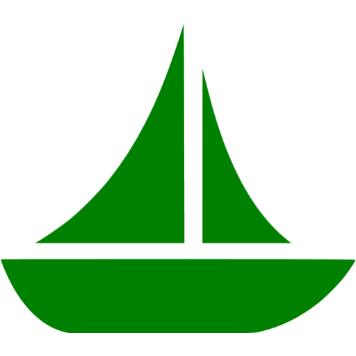 clipart boat green