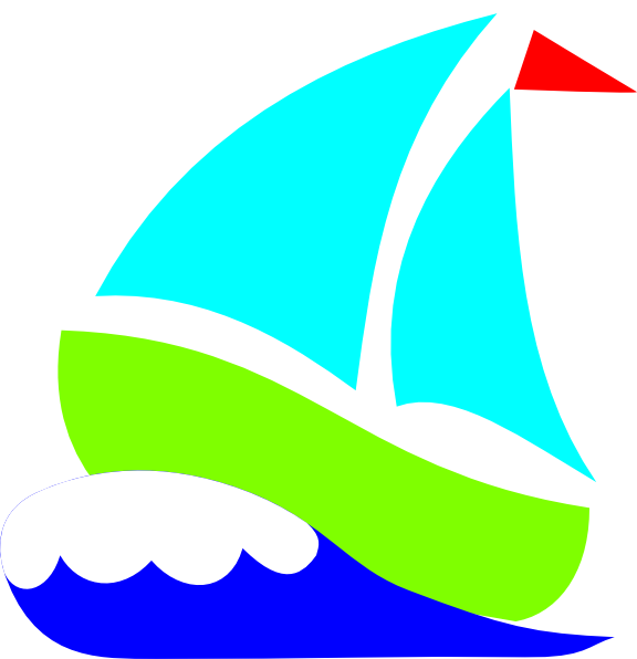 Lighthouse clipart wave. Green sailboat clip art