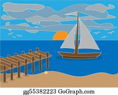 Dock clip art royalty. Clipart boat pier
