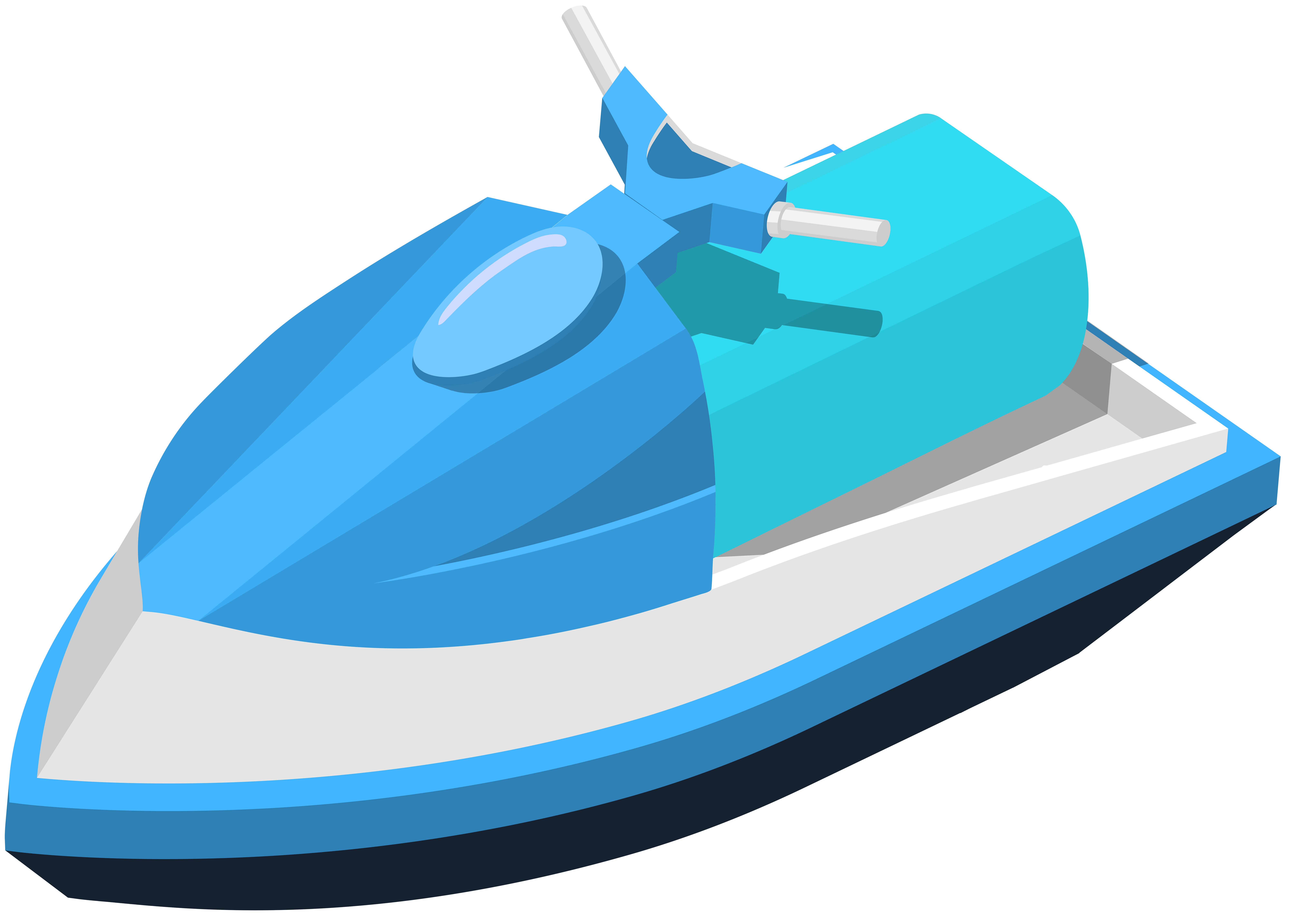 clipart boat ski boat