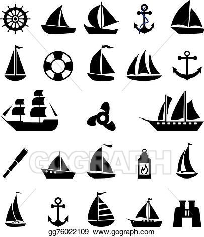 clipart boat symbol