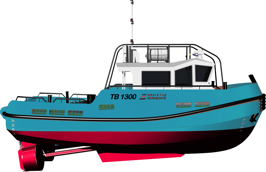 clipart boat tug boat