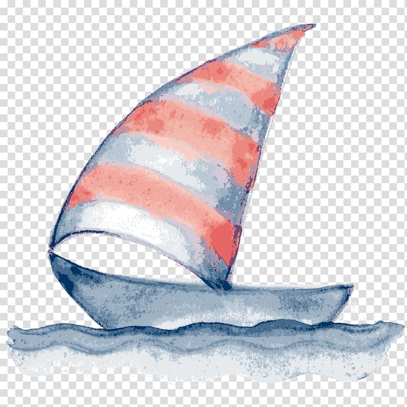 clipart boat watercolor