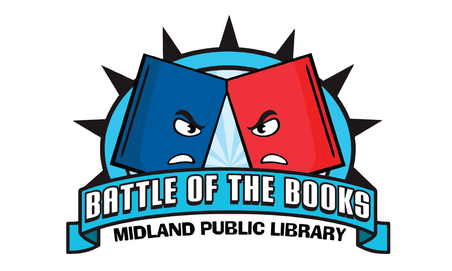 clipart book battle