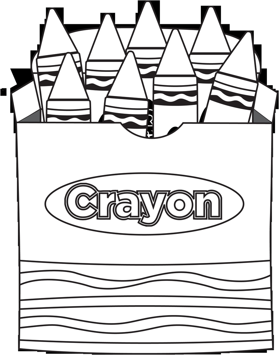 crayon clipart coloring contest