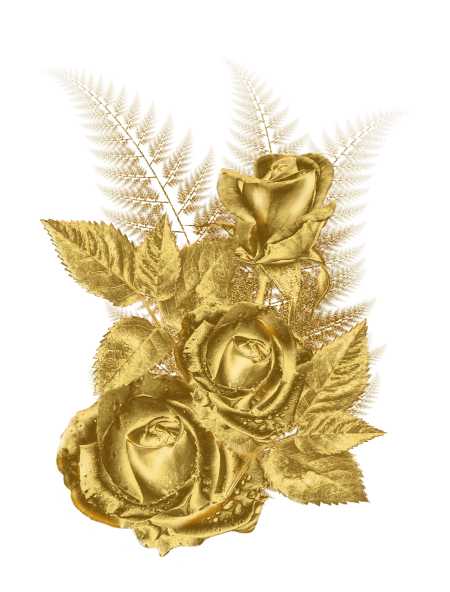 mandala clipart rose gold