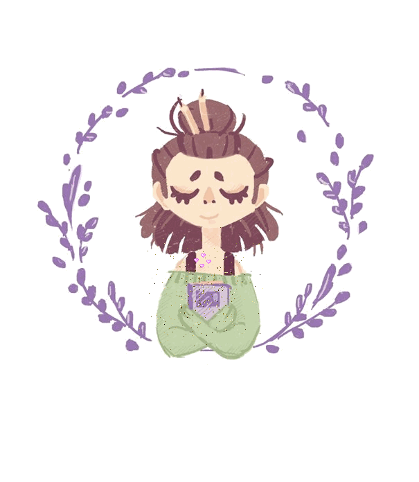Clipart book gif animation. Reading girl sticker for