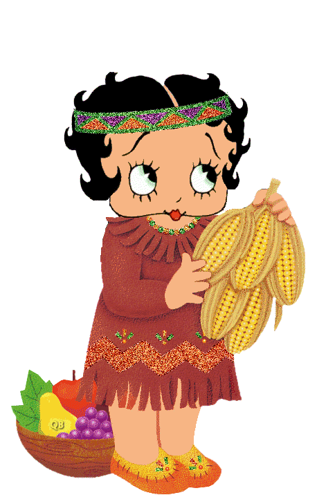 Clipart thanksgiving classy. Betty boop pictures archive