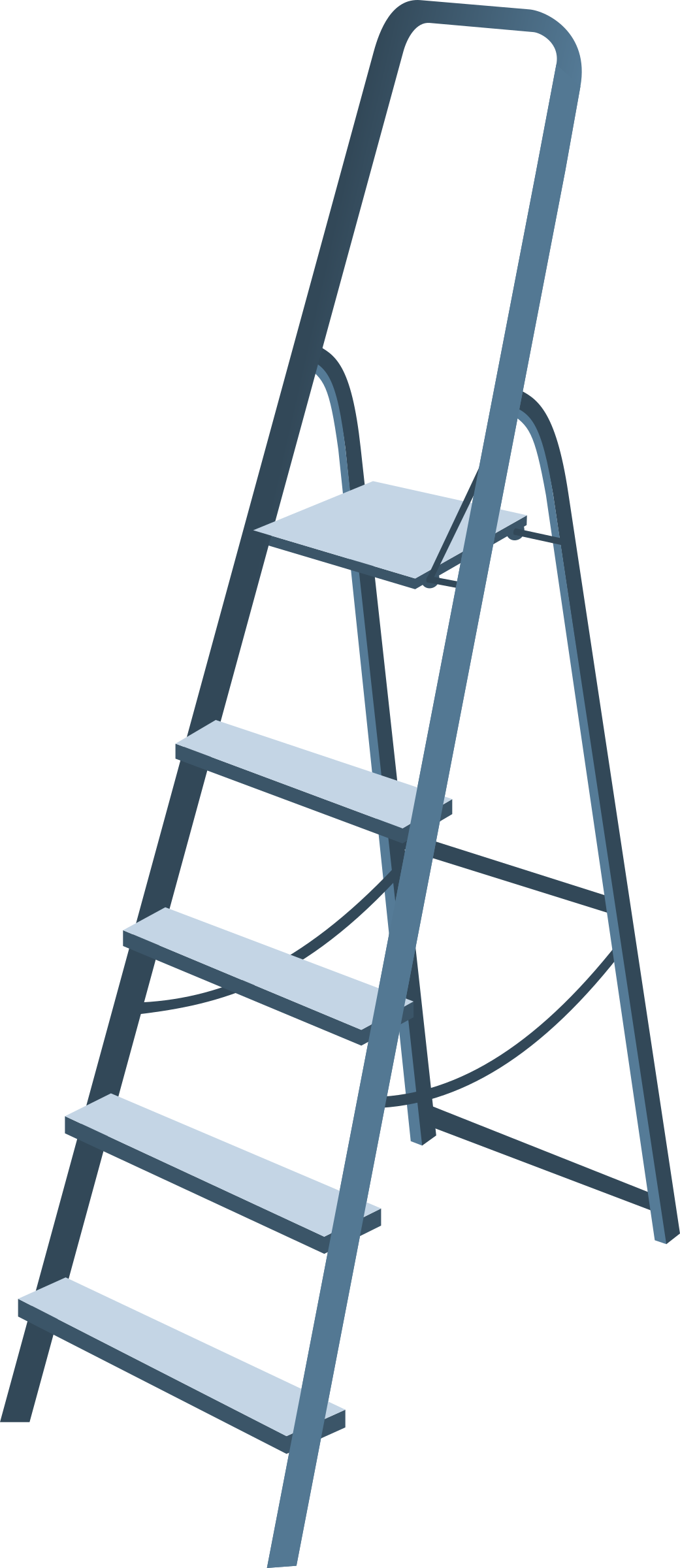 Clipart man ladder. Step by at getdrawings