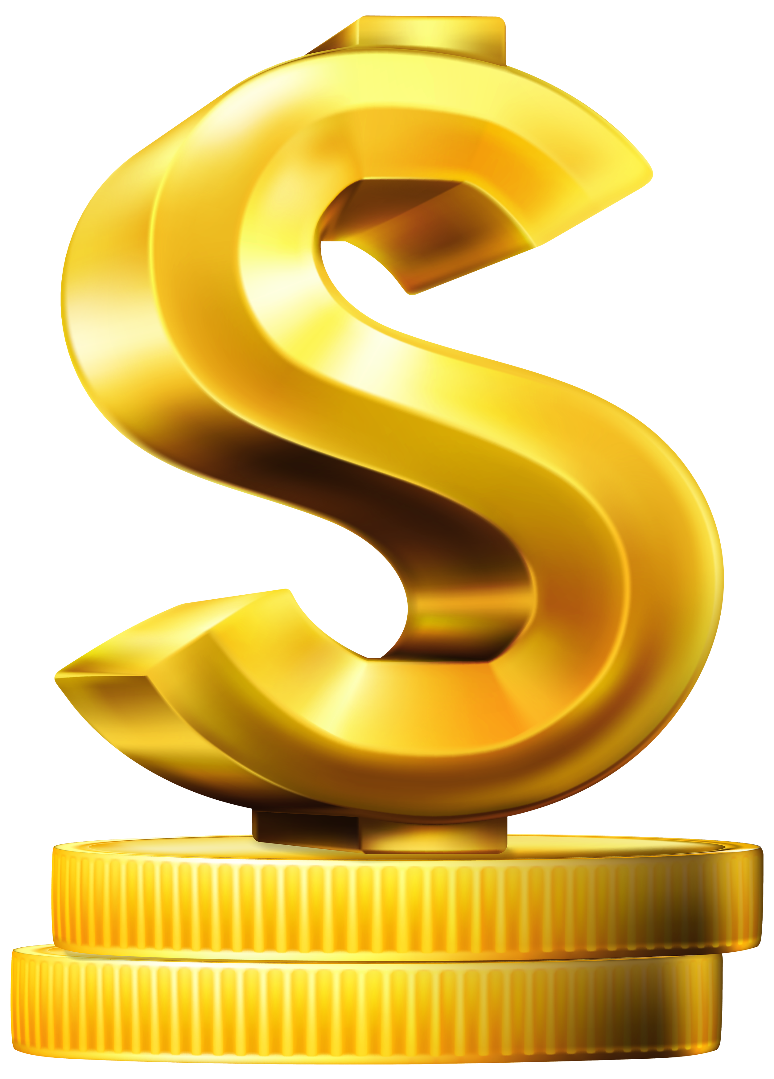 Coins and dollar clipart. Money sign png