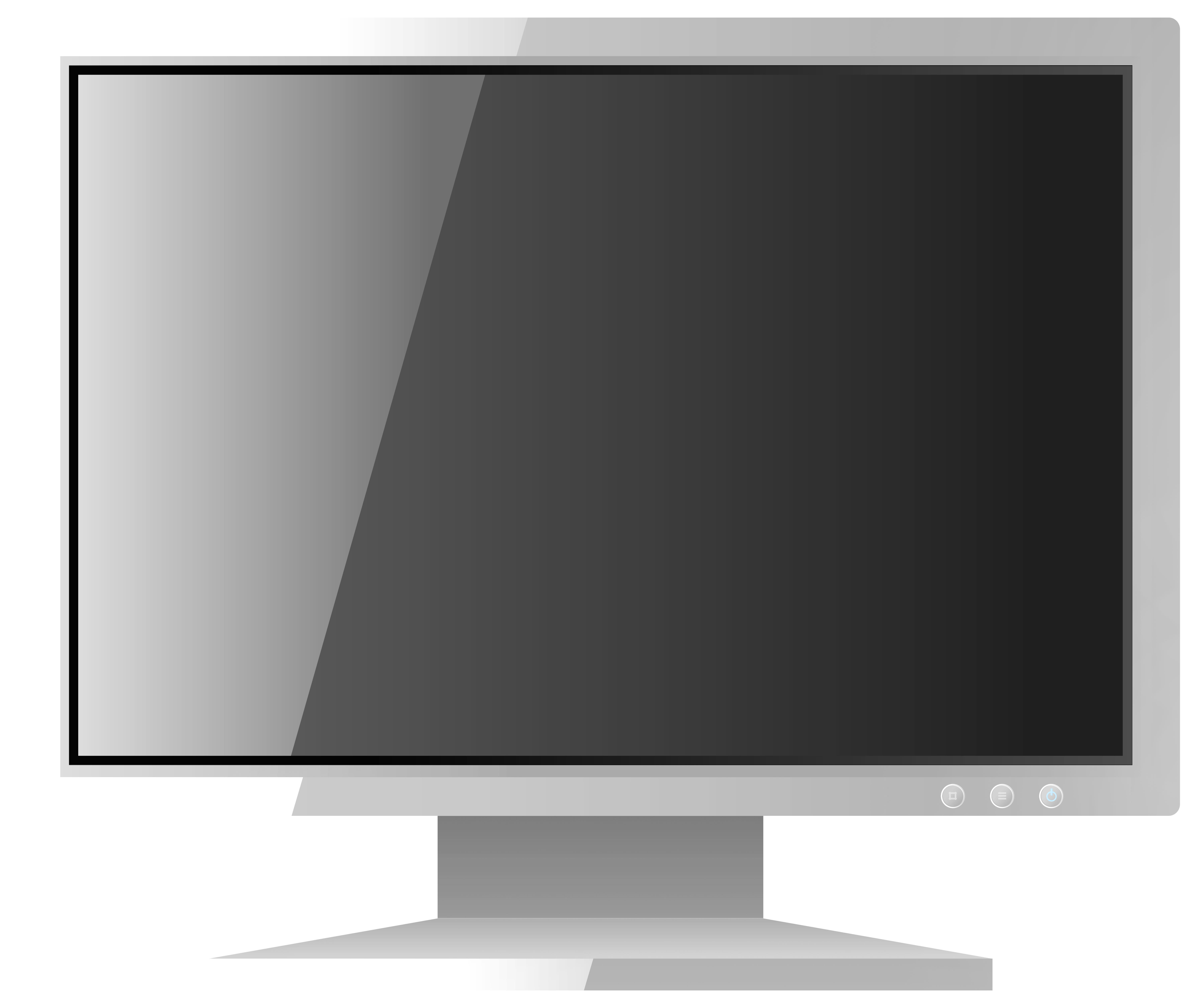 Website clipart computer area. White lcd monitor png