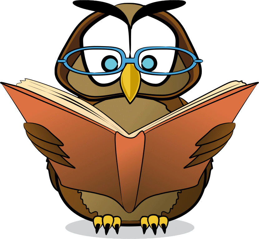 Reading books at getdrawings. Clipart free owl