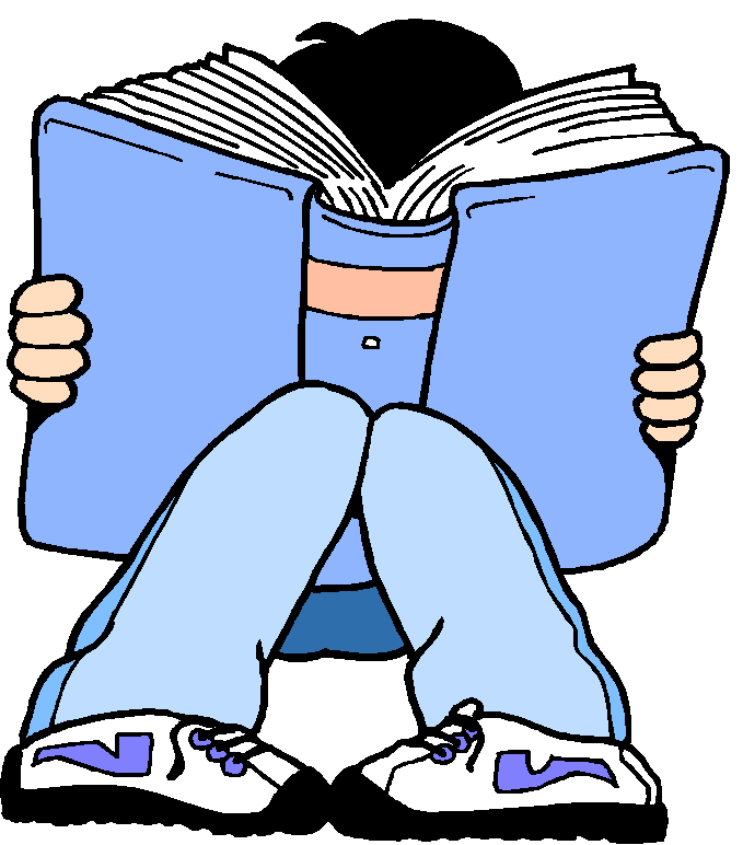 clipart book reading