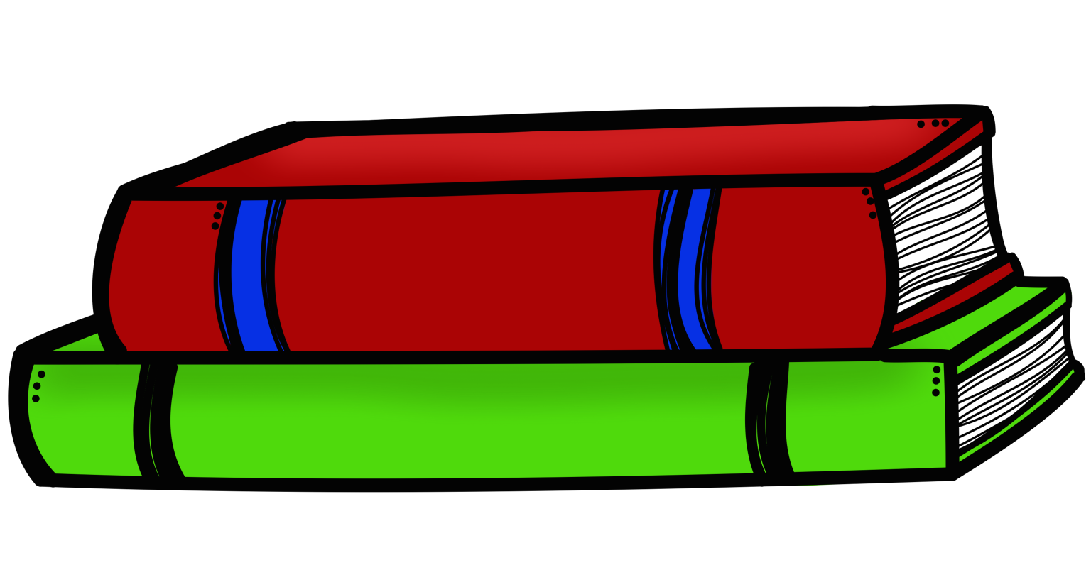 library clipart stack book