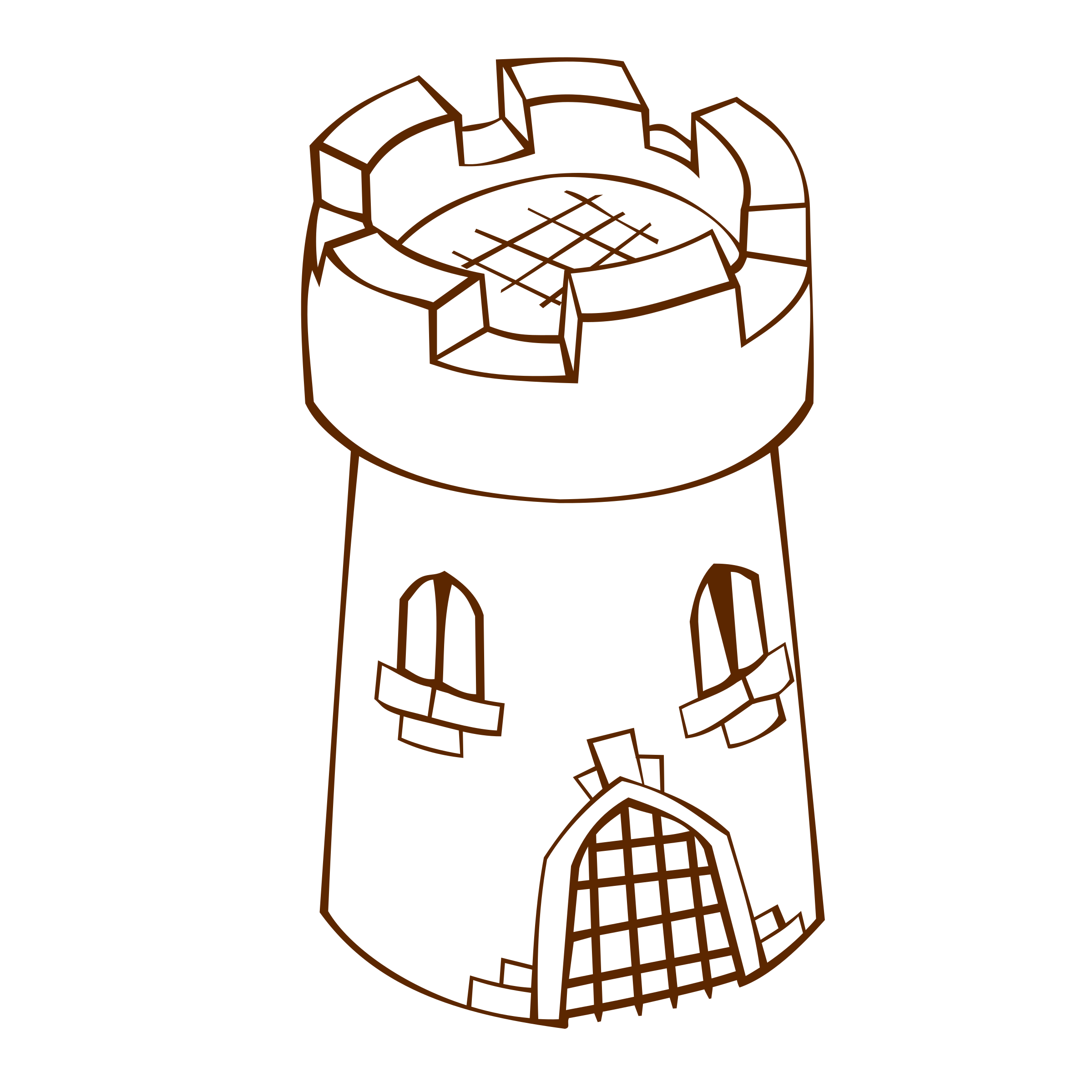 Tower clipart file. Rpg map symbols round