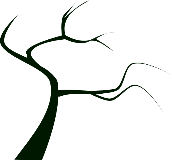 Dead tree silhouette clip. Grinch clipart plant