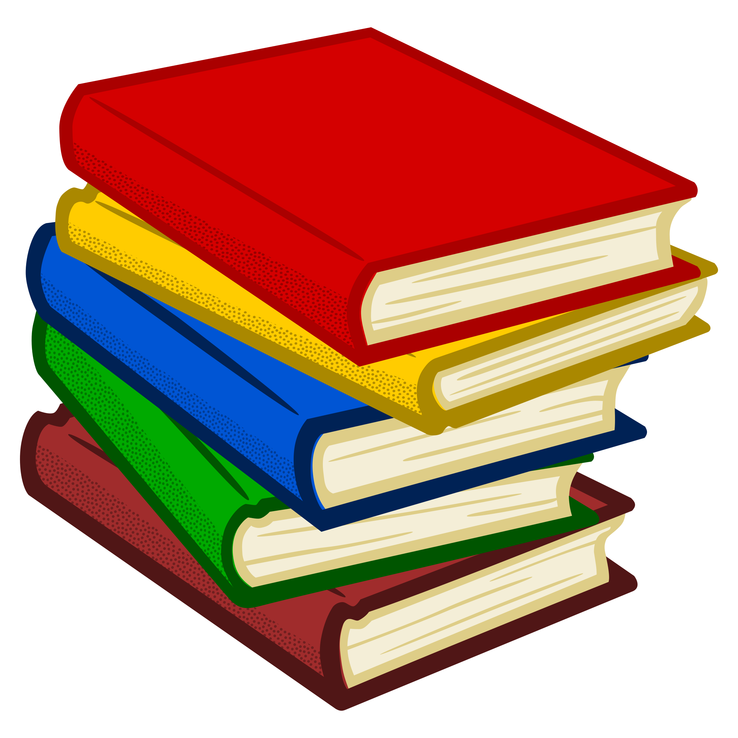 Clipart books. Coloured big image png