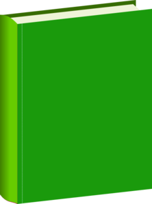 Book clip art at. Clipart books green