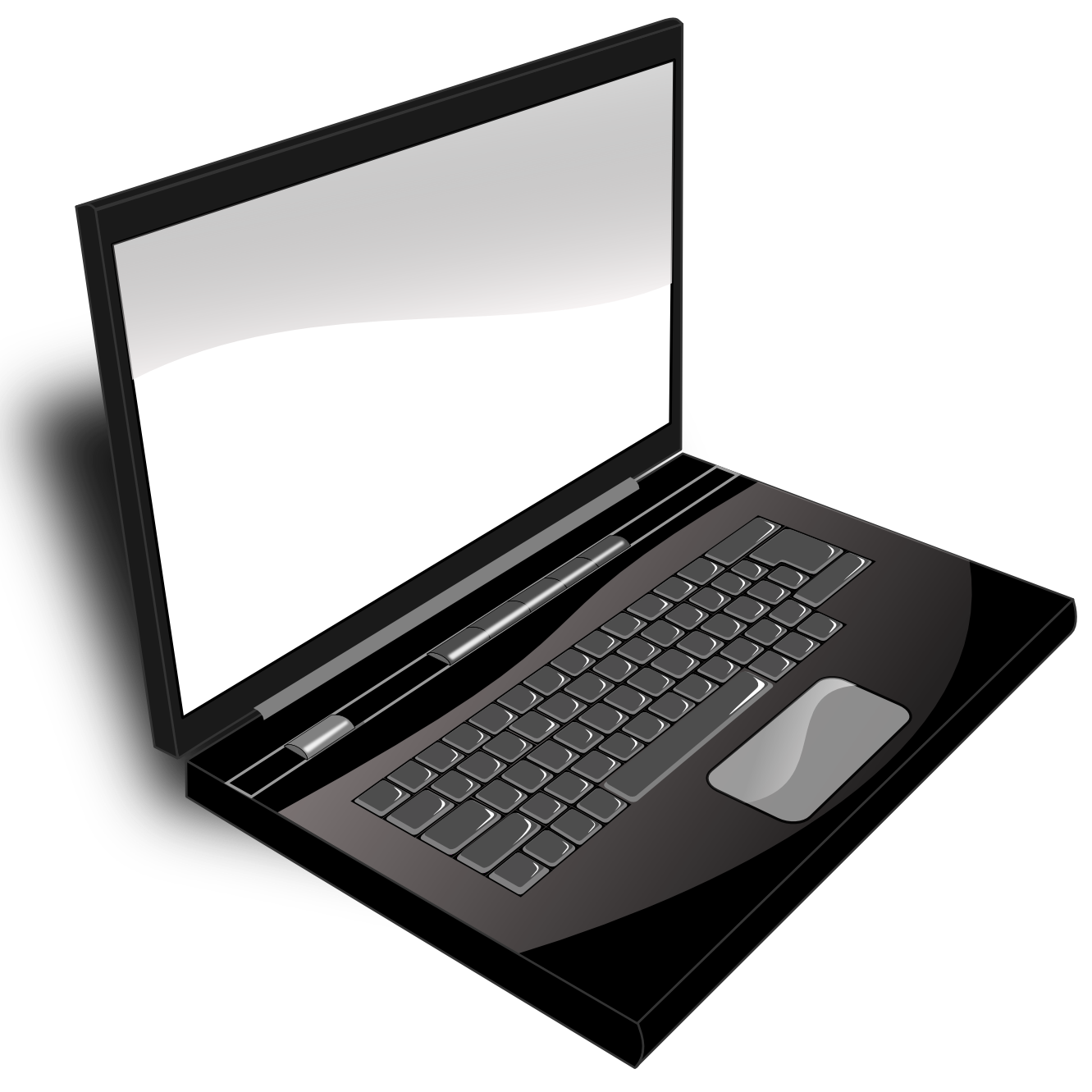 Clipart books laptop. Black and white panda