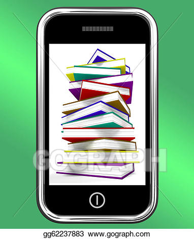 clipart books mobile