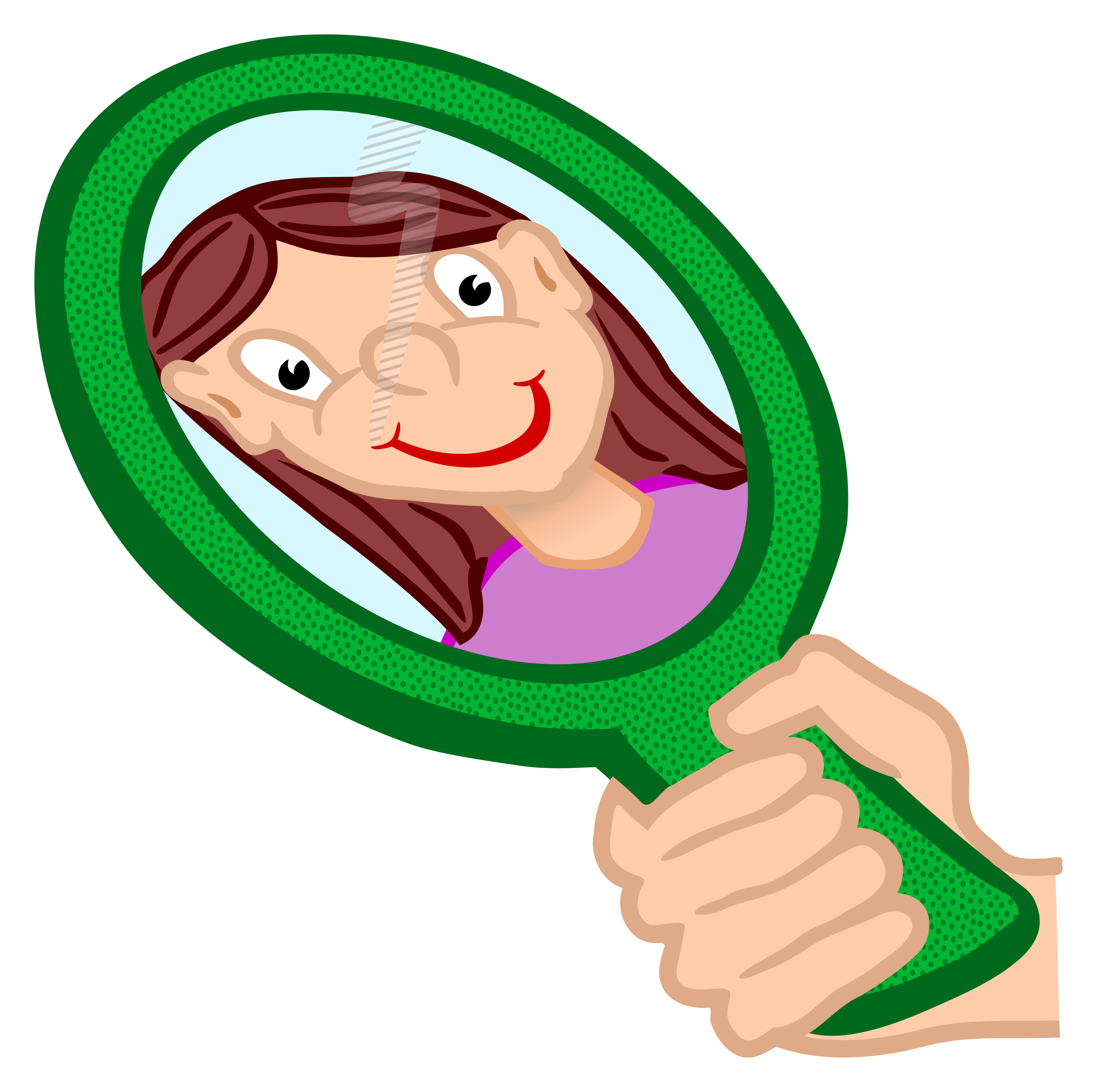 Excited clipart mirror.  poignant poetry prompts