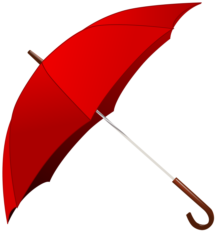 Hawaiian clipart umbrella. Red closed panda free