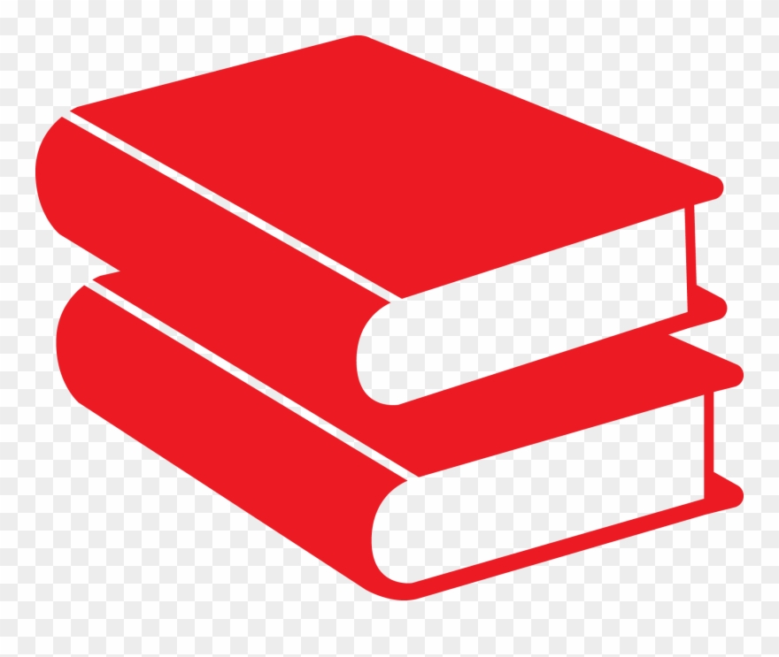 clipart books red