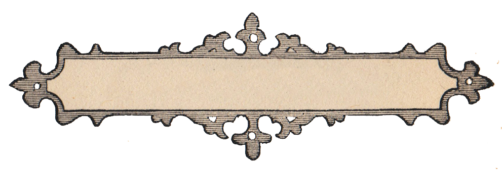 Label clipart scroll. Free vintage clip art