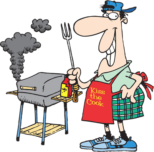 Grilling clipart summer. I do bbq halloword