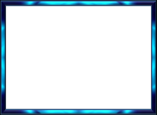 Animated Blue Facecam Border