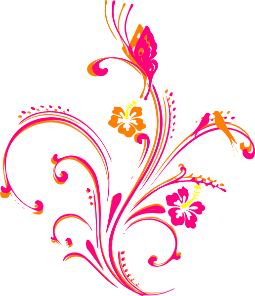 clipart border butterfly