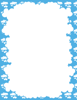clipart clouds frame