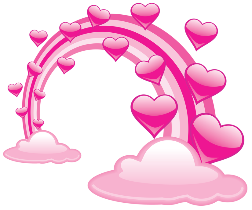 clipart hearts cloud