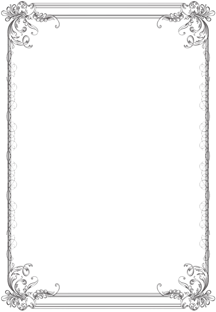 Edited off of a. Simple vintage border png