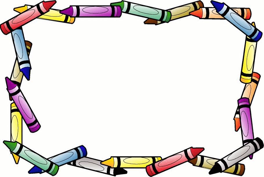 crayons clipart banner