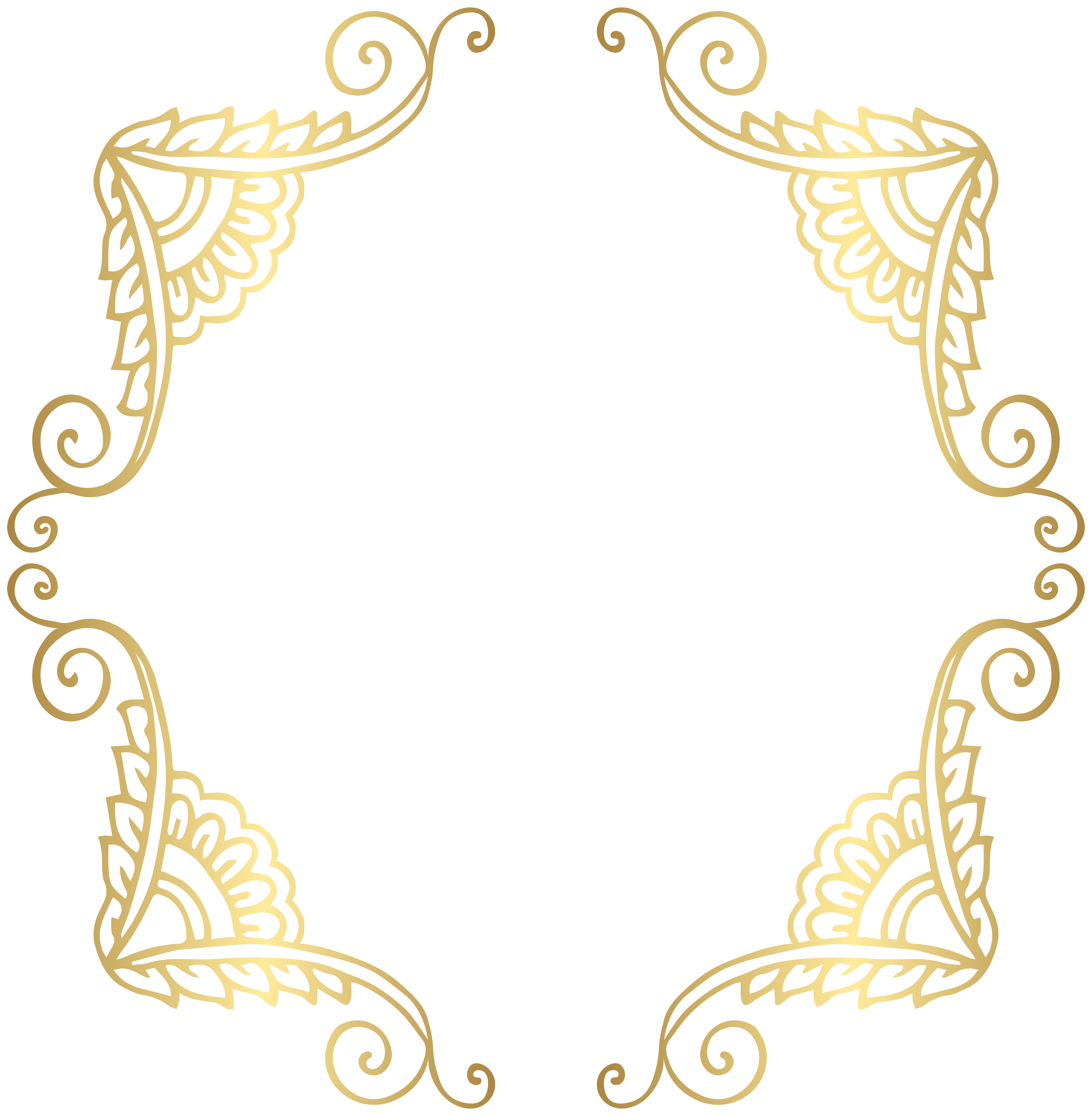 Golden border png.  collection of gold