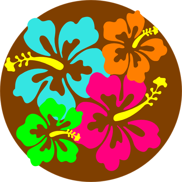 Hibiscus clipart flower boarder. Clip art at clker