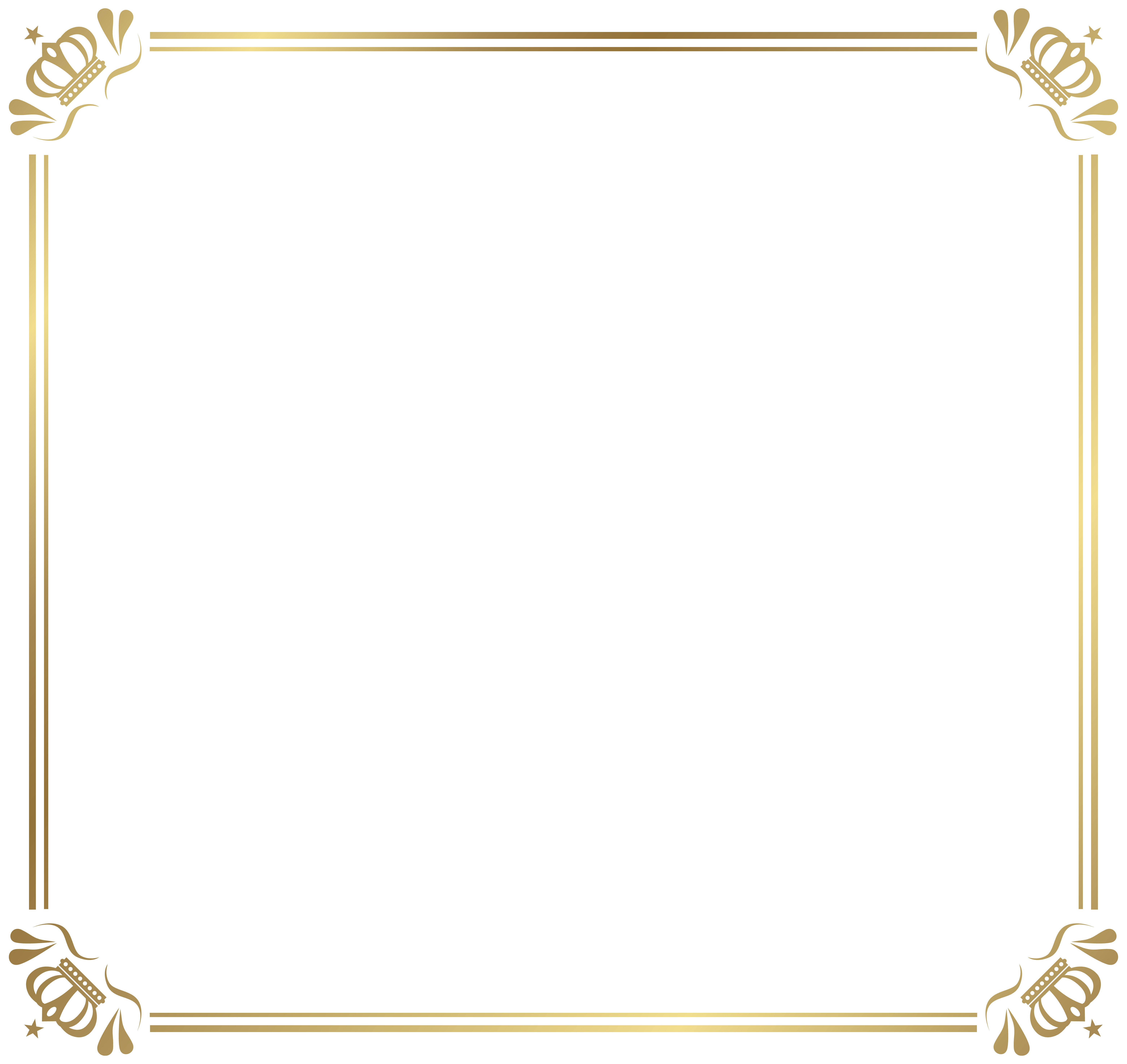 Border with crowns png. Clipart crown frame