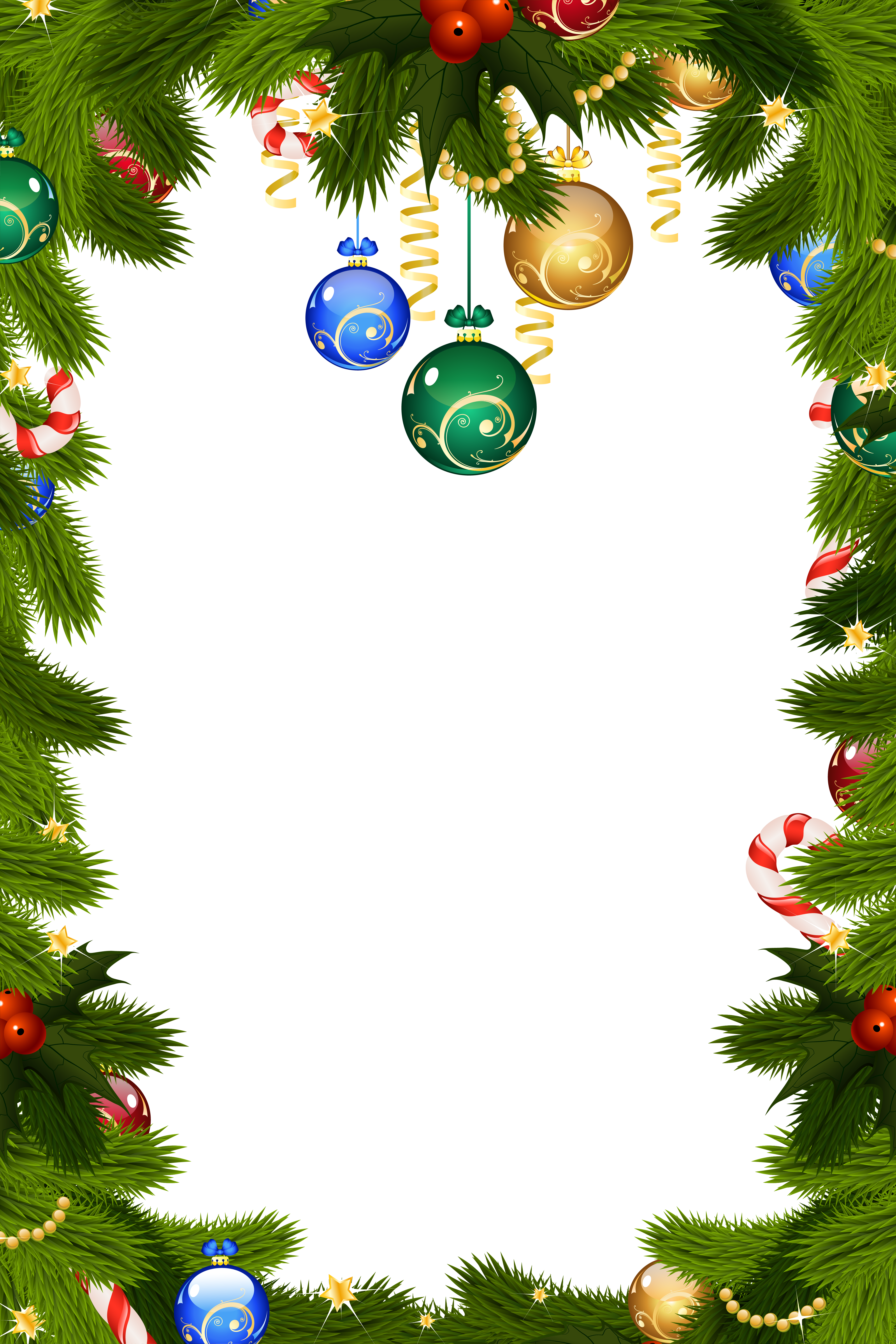 free christmas clip art transparent borders