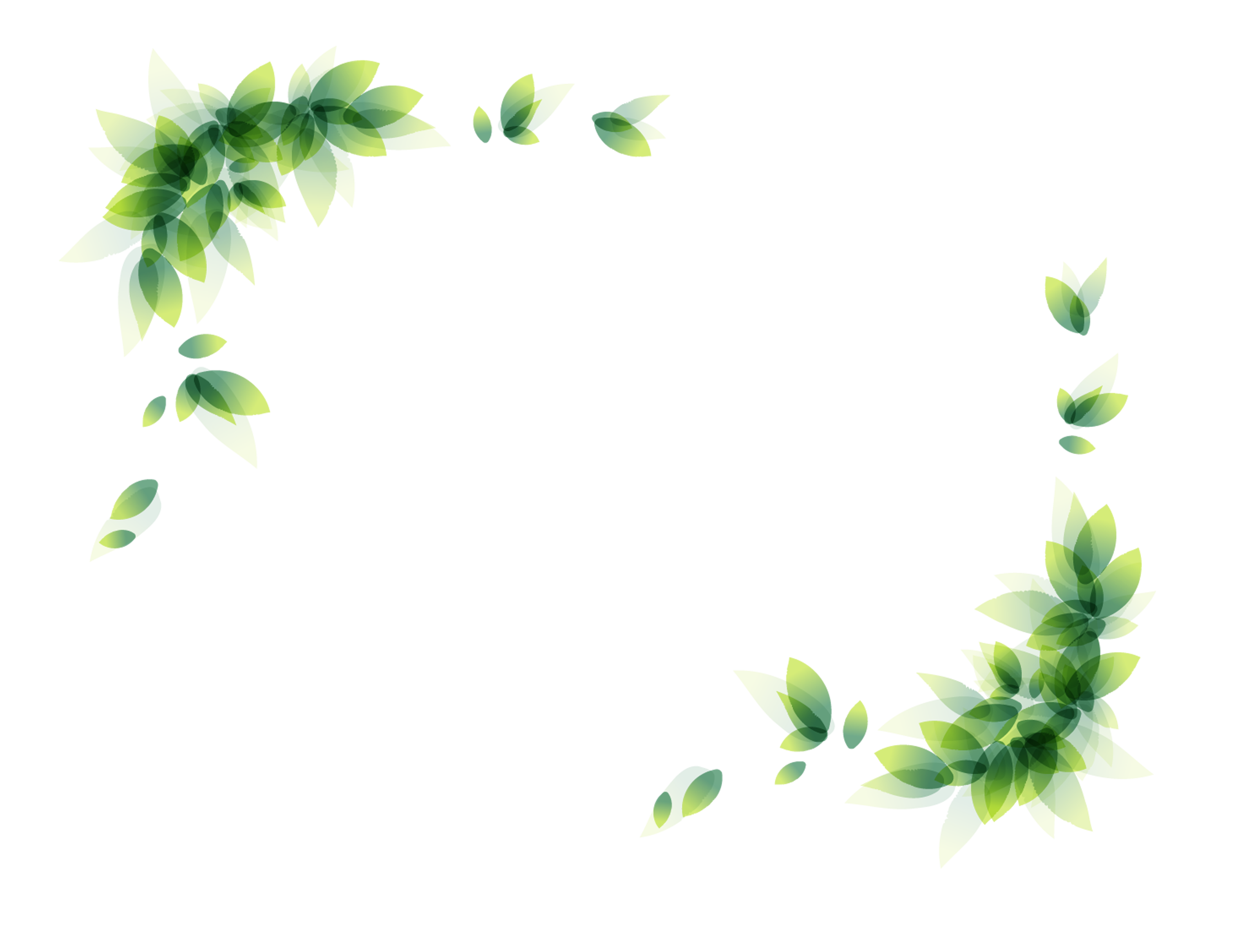 13+ Transparent Background Silhouette Leaf Circle Border Png Background