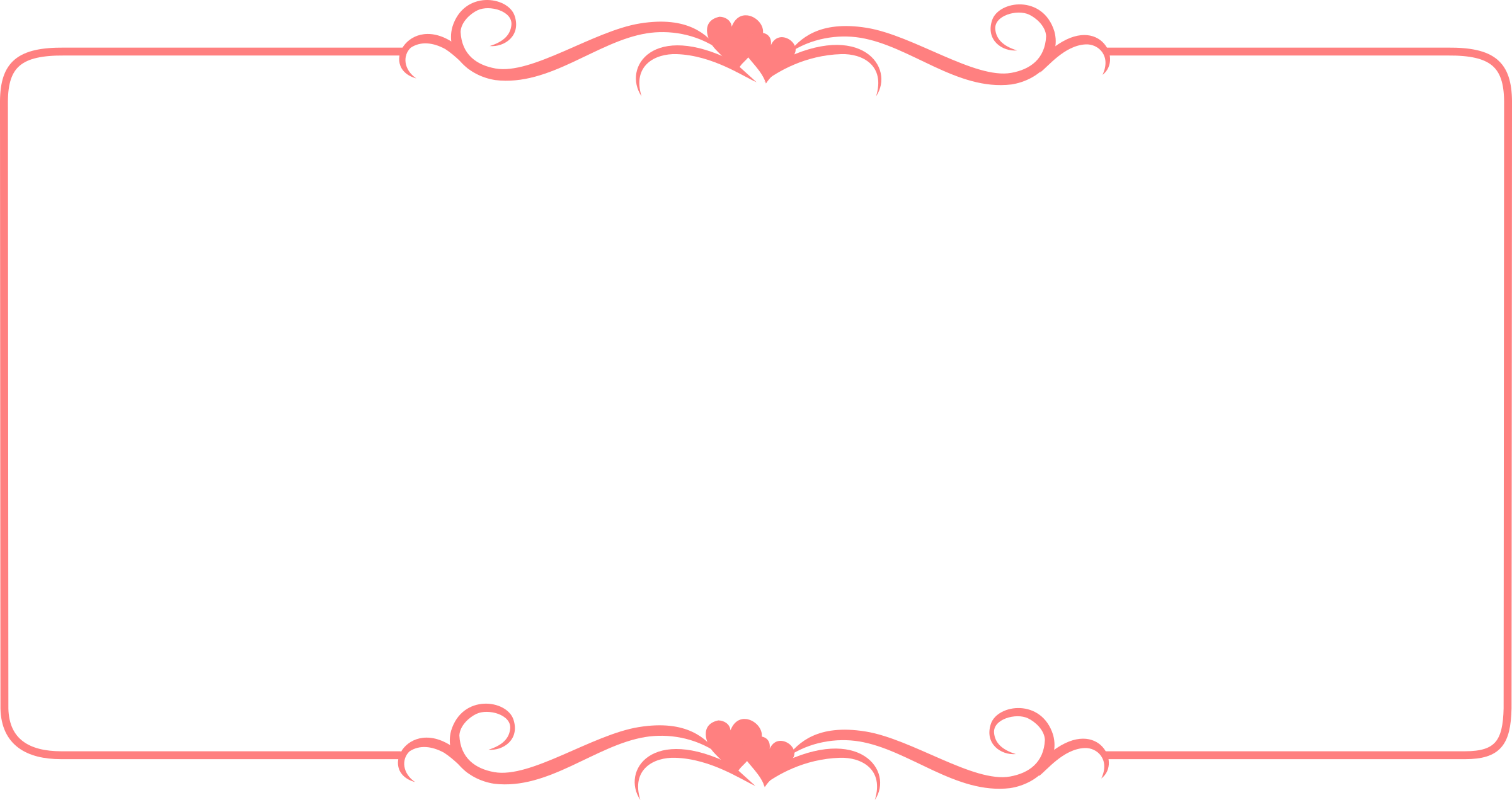 Clipart hearts template big. Valentines day border png