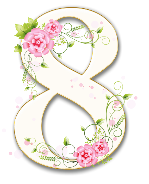 March clipart floral. Transparent eighth of png