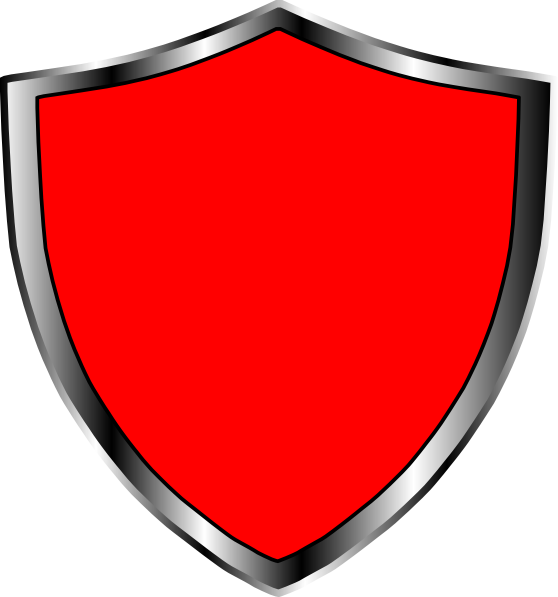 Clipart shield public domain. Escudo medieval vermelho clip