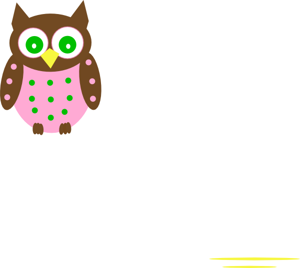 owl clipart boarder