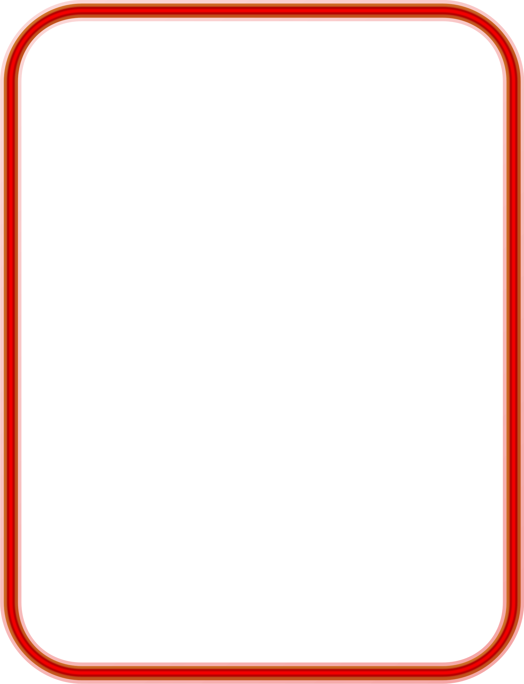 Clipart neon border big. Red frame png