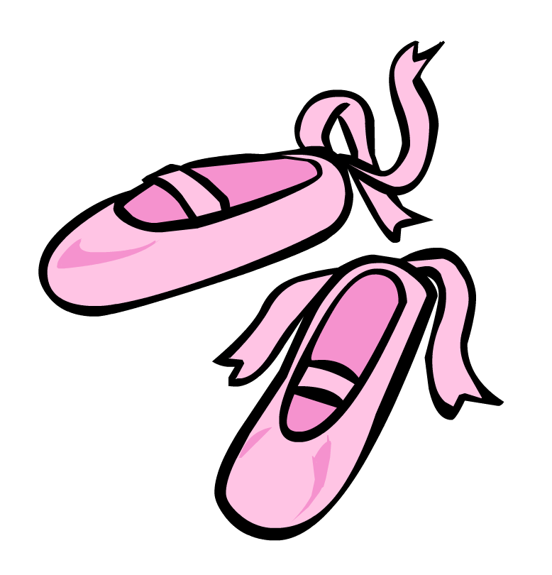 one clipart pointe shoe