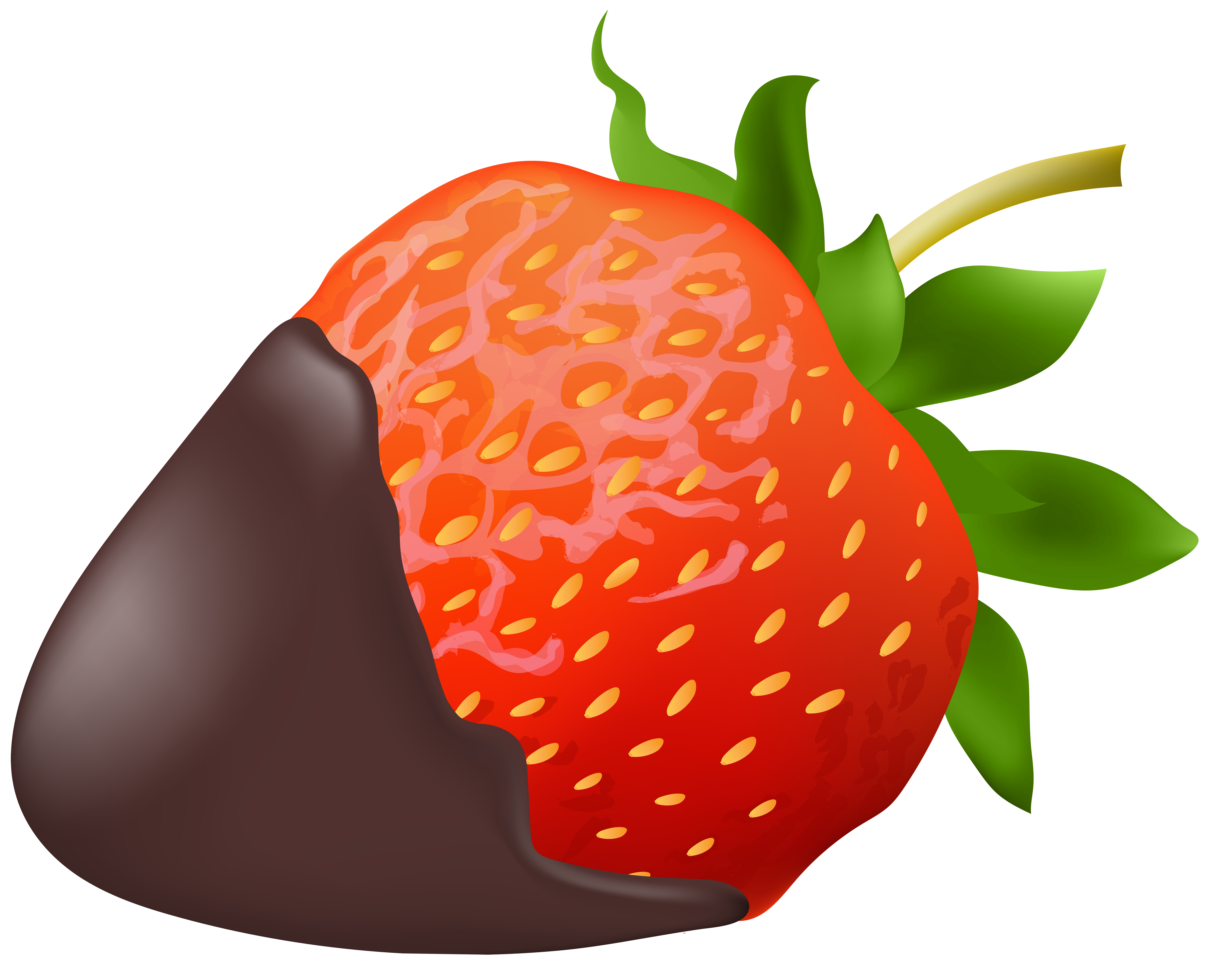 Strawberry with png clip. Halloween clipart chocolate