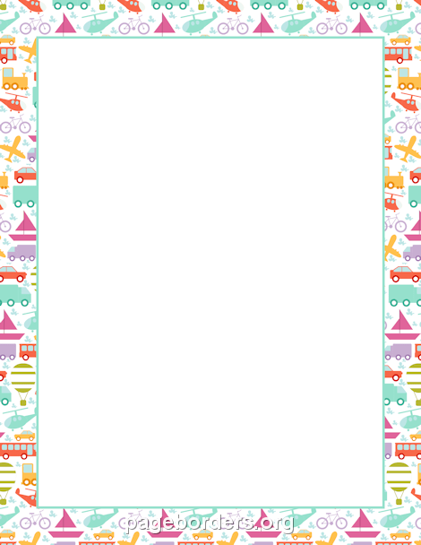Transportation clipart border. Free cliparts download clip